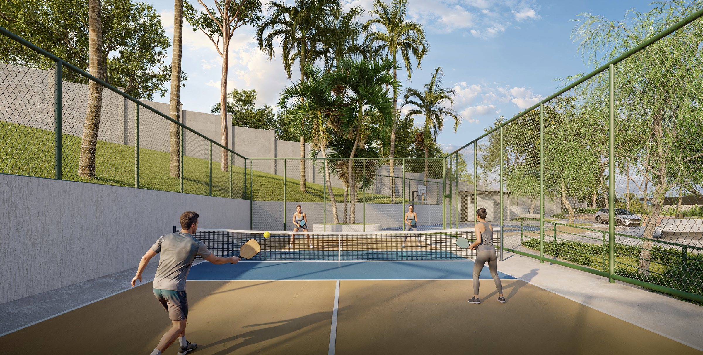 Quadra de pickleball — Altavista Reserva