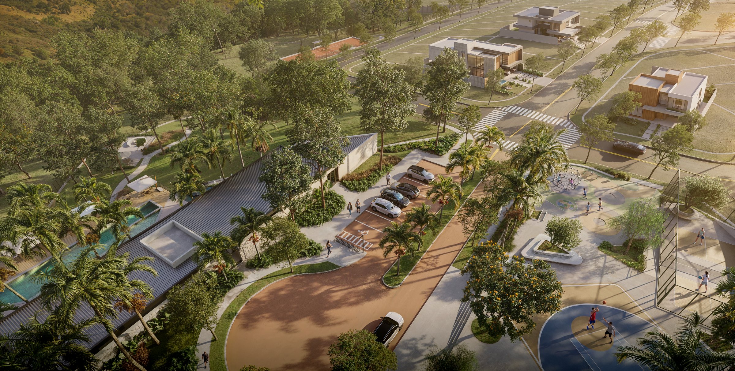 Praça central — Altavista Reserva